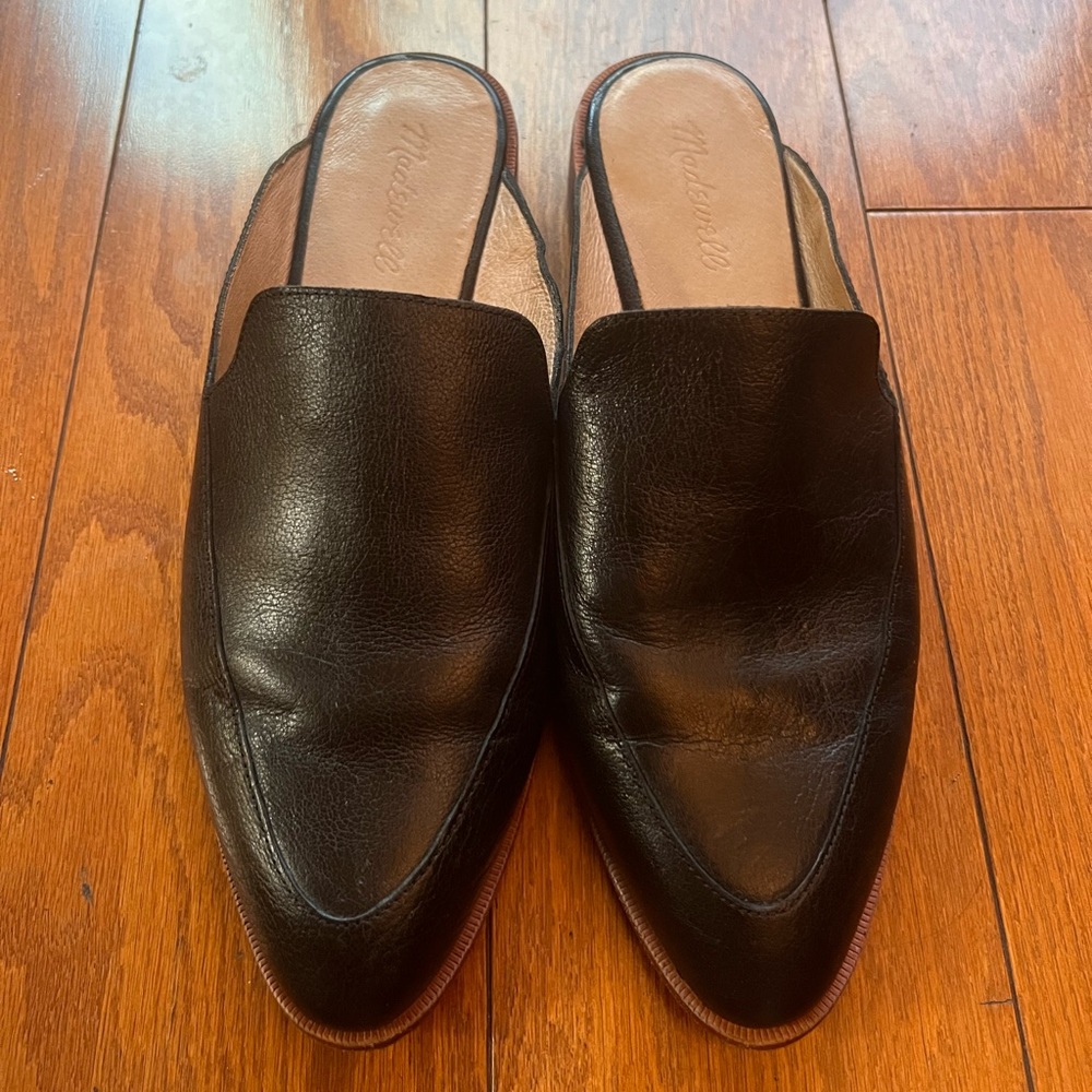 Madewell leather Mule Loafers